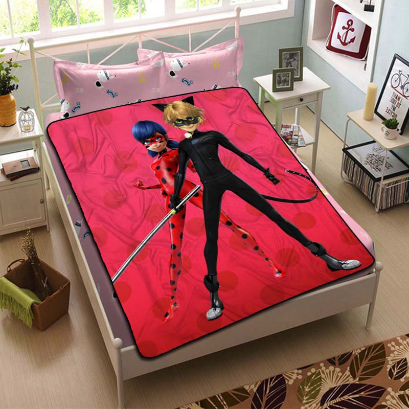 Miraculous Tales Of Ladybug & Cat Noir Blanket Throw Fleece Quilt