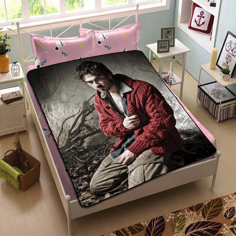 Ian Somerhalder Actor Blanket Throw Fleece Quilt