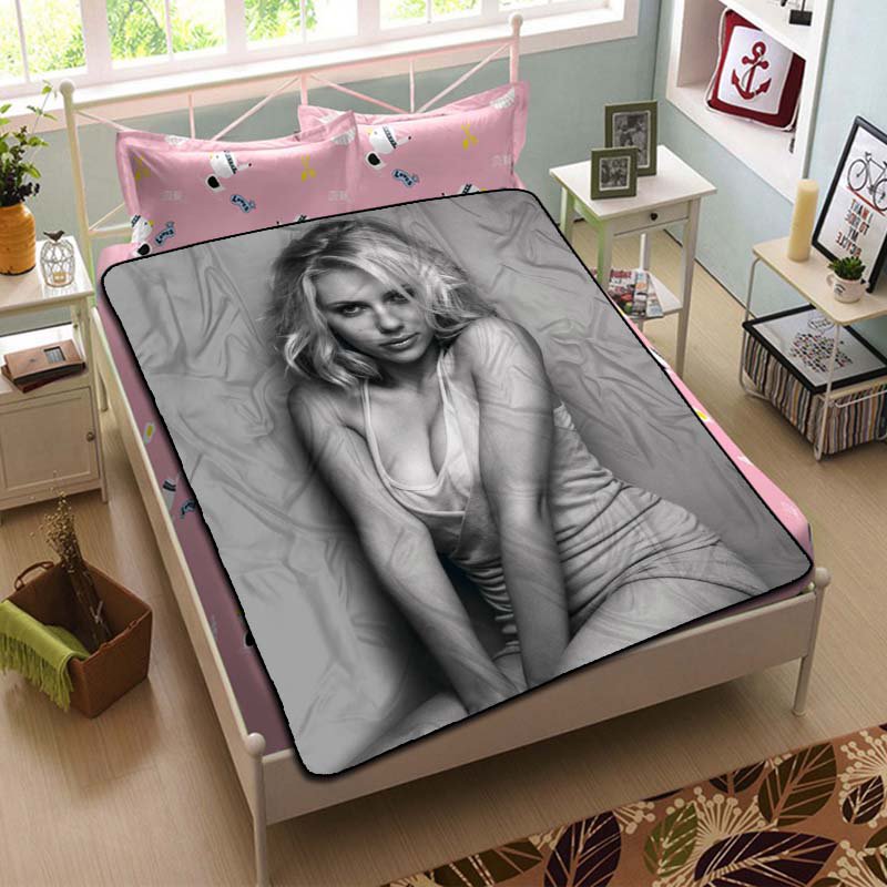 Scarlett Johansson Hot Blanket Throw Cooling Sheet