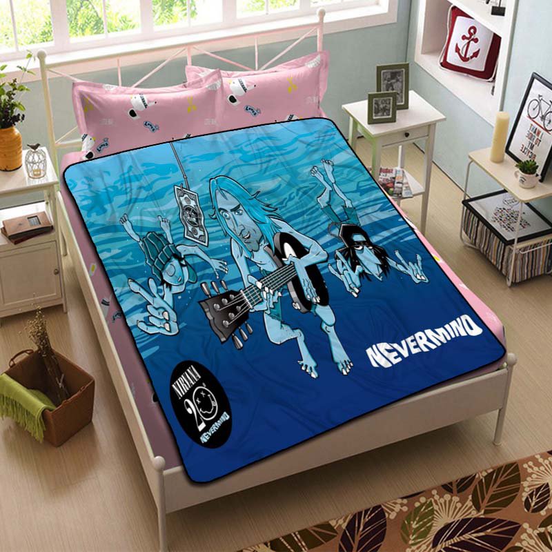 Nirvana Nevermind Blanket Throw Cooling Sheet