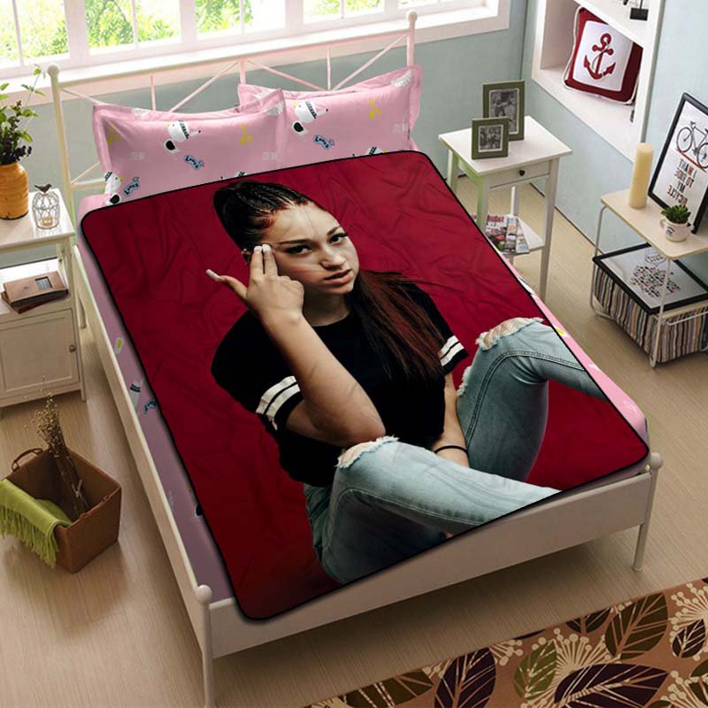 Bhad Bhabie Photoshoot Blanket Throw Fleece Quilt