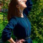 Bohemian maxi dress in lightweight ventilated muslin. 100% cotton. handmade