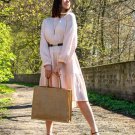 Bohemian muslin dress made of lightweight ventilated muslin. 100% cotton
