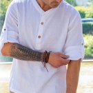 Lightweight ventilated shirt made of pleasant eco muslin. A great gift for him.