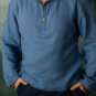 Linen shirt for men. Classic linen shirt with long sleeves and buttons. 100% den