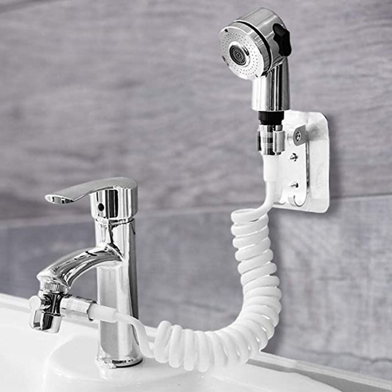 Retractable Shower Hose Toilet Washbasin Extension Shampoo Artifact