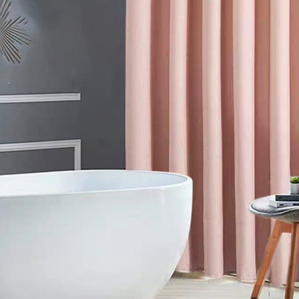 Roman Hole Shower Curtain Waterproof AntiMold Material Thicken