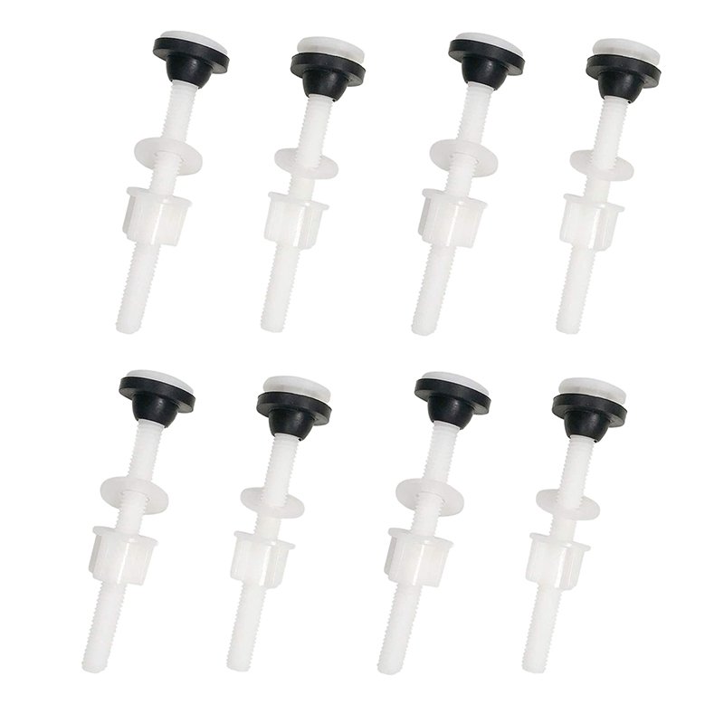 8 Pack Toilet Tank Plastic Bolts M10 Tank to Bowl Bathroom Toilet