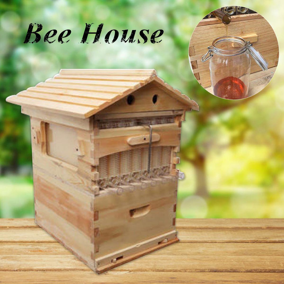 Cedarwood Beekeeping Auto Honey Hive Beehive House Super Brood Box