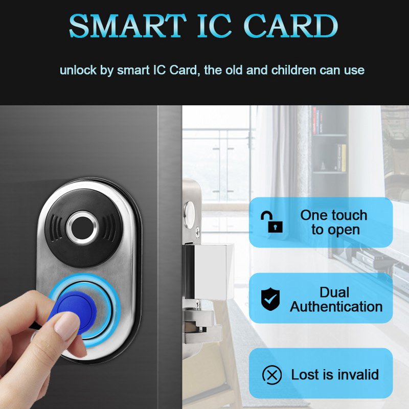 WAFU Smart Fingerprint Lock Electric Lock Door Entry Lock Smart Home