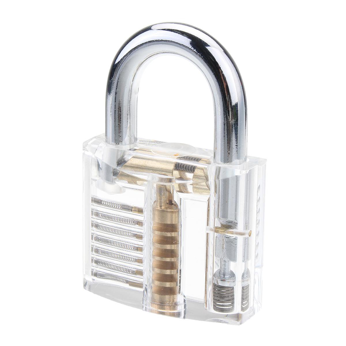 24PCS Unlocking Lock Opener Kit Practice Padlock Pick Torsion Tools Se