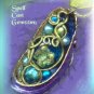 ELVEN TOLKIEN JEWELRY/Belegaer Nautilus Portals/Necklace/Pendant/Pendulum/Celtic/Pearls/Portal6ec