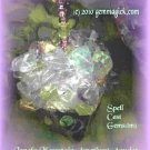 TOLKIEN JEWELRY/ELVEN/LONELY MOUNTAIN AMETHYST AMULET/Talisman/Pendulum/Necklace/Filigree/Astrology