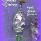 TOLKIEN/ Custom SpellBoundGems(tm)/Pendulum/Amulet/RIVENDELL RAINDROPS/Handmade/Pagan/Elven/Wicca