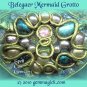 Elven Jewelry/ Tolkien Pendant/ Pendulum/ Belegaer Mermaid Grotto/Spell Cast Gems(tm)/