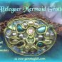 Elven Jewelry/ Tolkien Pendant/ Pendulum/ Belegaer Mermaid Grotto/Spell Cast Gems(tm)/