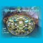 Elven Jewelry/ Tolkien Pendant/ Pendulum/ Belegaer Mermaid Grotto/Spell Cast Gems(tm)/