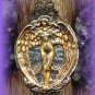 WINGED GODDESS/ Necklace/ Pagan Rosary/ Steampunk/ Gothic/ Scrying Mirror/ Pendulum/ Box/ Altar