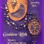 WINGED GODDESS/ Necklace/ Pagan Rosary/ Steampunk/ Gothic/ Scrying Mirror/ Pendulum/ Box/ Altar