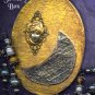 WINGED GODDESS/ Necklace/ Pagan Rosary/ Steampunk/ Gothic/ Scrying Mirror/ Pendulum/ Box/ Altar