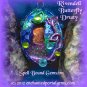 Elven/ Tolkien/ Necklace/ Pendant/ Pendulum/ RIVENDELL BUTTERFLY DRUZY/ Fairy-Inhabited/ Victorian/