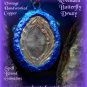 Elven/ Tolkien/ Necklace/ Pendant/ Pendulum/ RIVENDELL BUTTERFLY DRUZY/ Fairy-Inhabited/ Victorian/