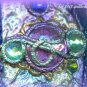 Elven/ Tolkien/ FORBIDDEN POOL Faerie Portals/ Pendulum/ Necklace/ Spell Bound Gems(tm)/ Roses