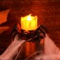 1*pc Halloween Decorations LED Candle Light Plastic Spider Pumpkin