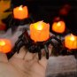 1*pc Halloween Decorations LED Candle Light Plastic Spider Pumpkin
