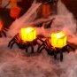 1*pc Halloween Decorations LED Candle Light Plastic Spider Pumpkin