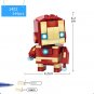 MOC Marvel Avenger Figure Mini Block Super Hero Big Head Building Brick Toy