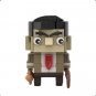 MOC Mr.Bean Figure Mini Block Big Head Building Brick Toy