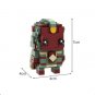 MOC Movie Series Super Hero Scarlet Witch Wanda Figure Mini Block Big Head Building Brick Toy