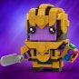 MOC Marvel Avenger Thanos Dr Strange Figure Mini Block Super Hero Big Head Building Brick Toy