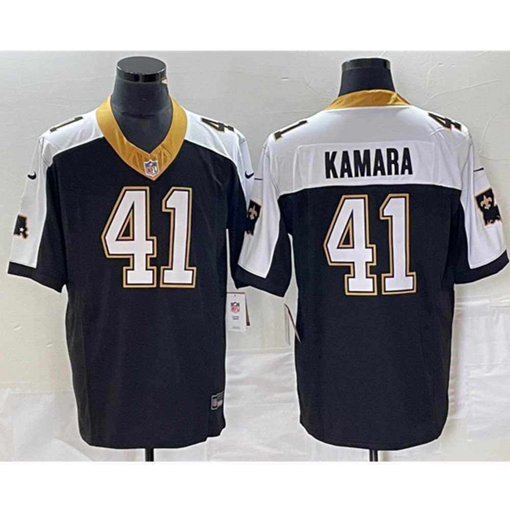 Alvin Kamara Black White Vapor F.U.S.E. Limited Jersey