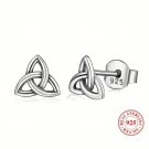 925 Plata De Ley Pendientes De Nudo