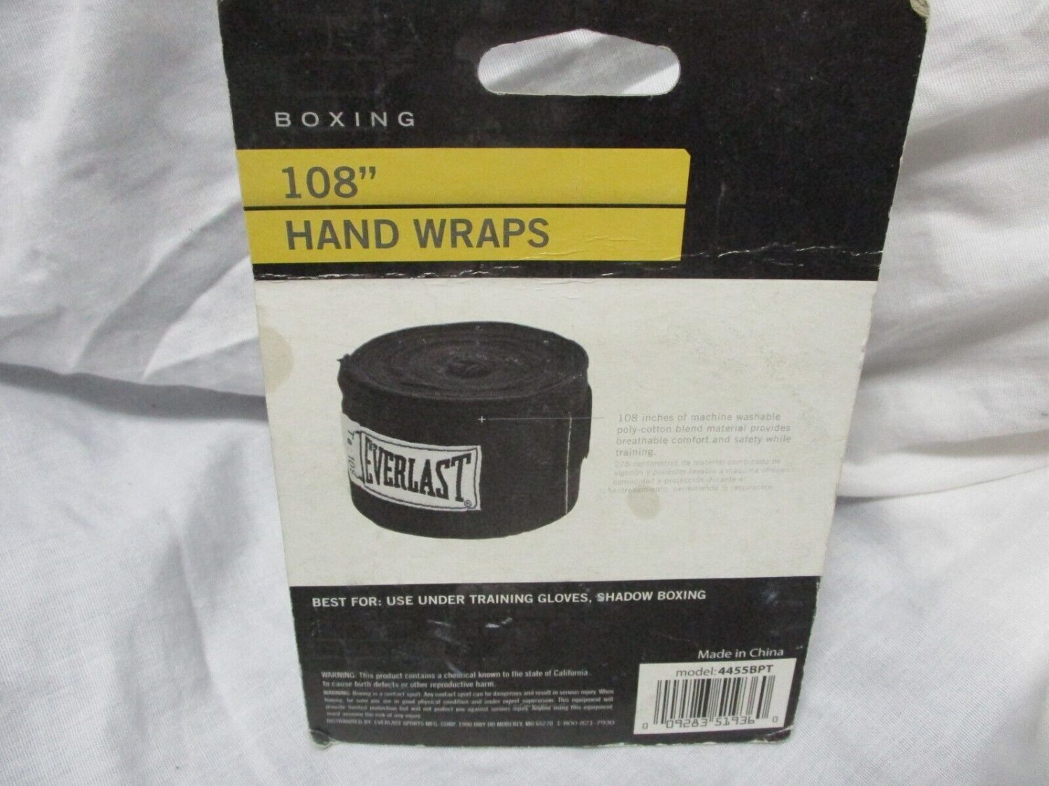 Everlast Classic 108” Hand Wraps Boxing MMA Sports Training Level 1