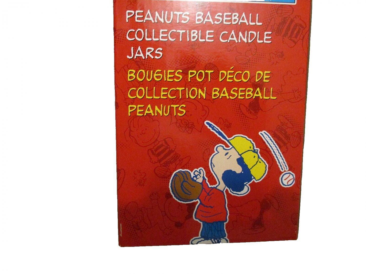 Peanuts Baseball Lucy Collectible Ceramic Candle Jar