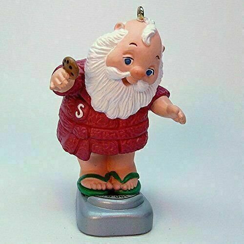 Hallmark 1986 "Tipping the Scales " Santa Ornament