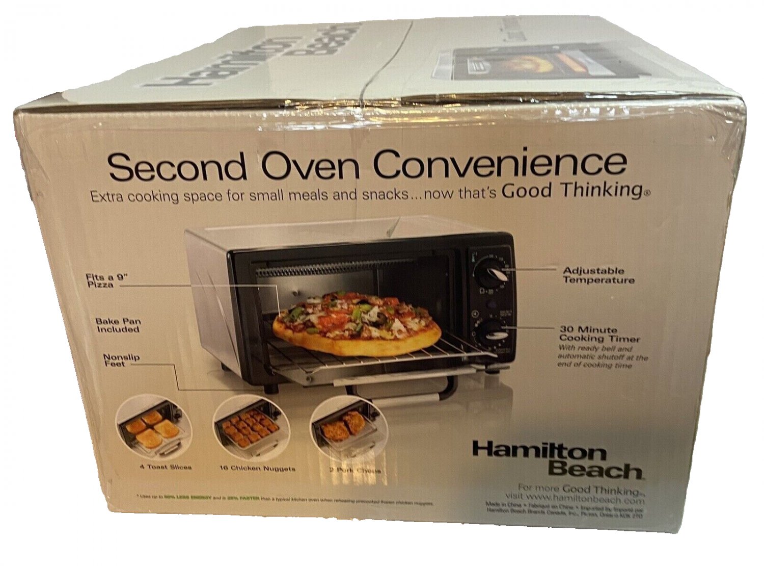 Hamilton Beach 31144 FourSlice Toaster Oven Stainless Steel
