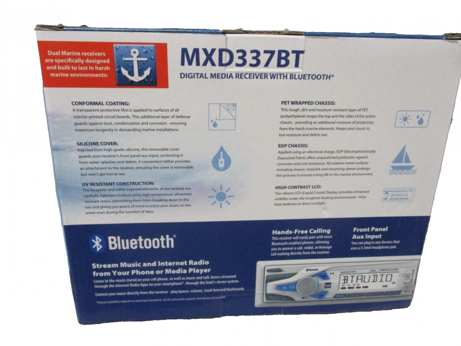 Dual MXD337BT Marine Digital Media Receiver