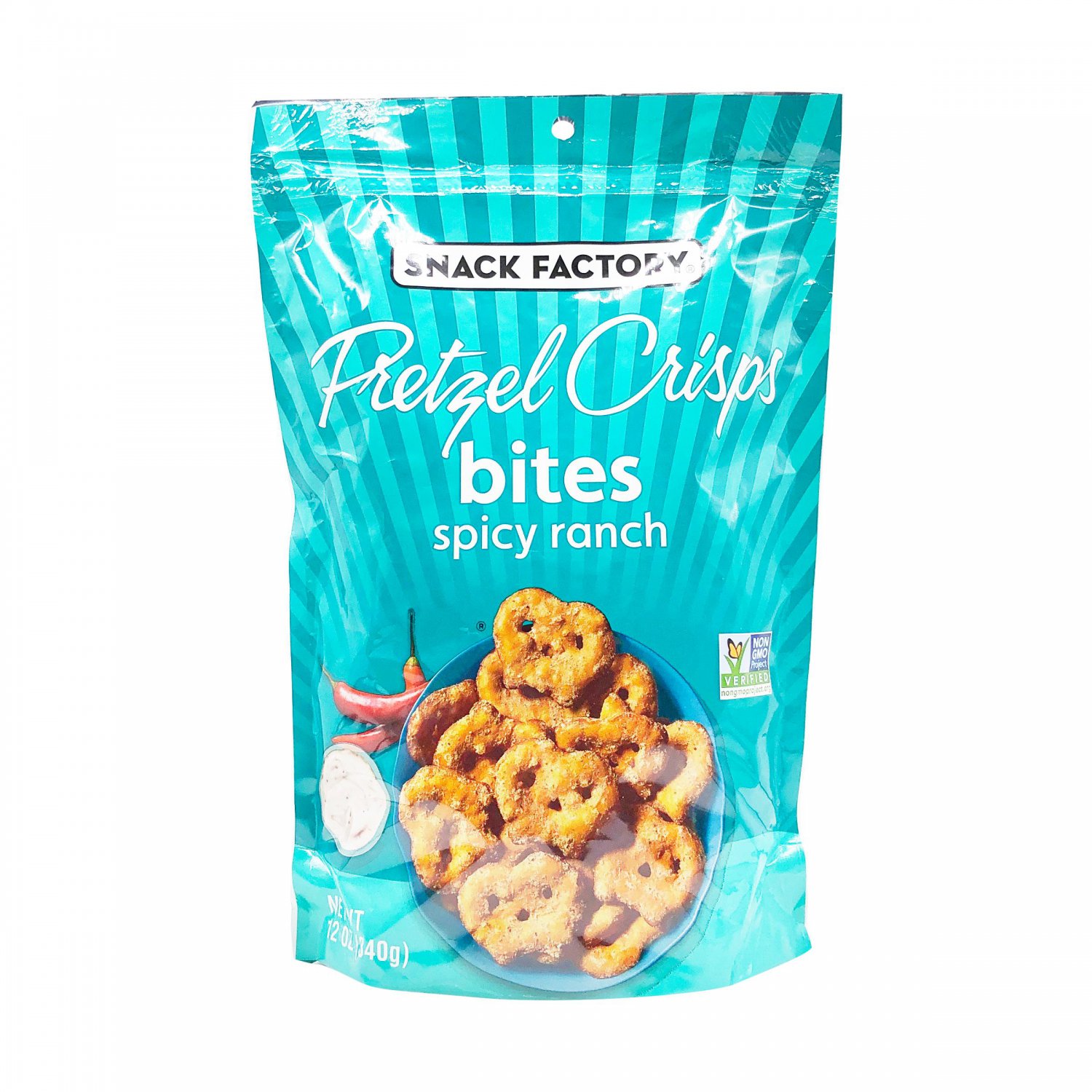 Snack Factory Spicy Ranch Bites Pretzel Crisps, 12 oz