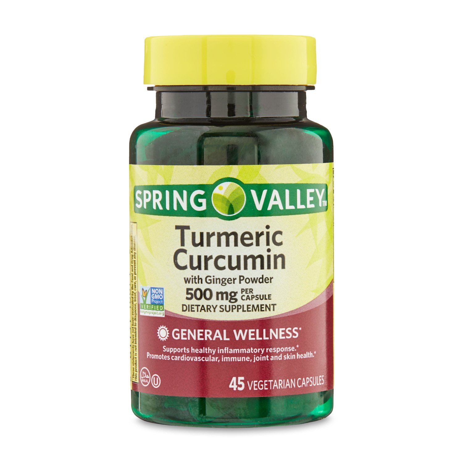 Spring Valley Turmeric Curcumin 500mg 45ct