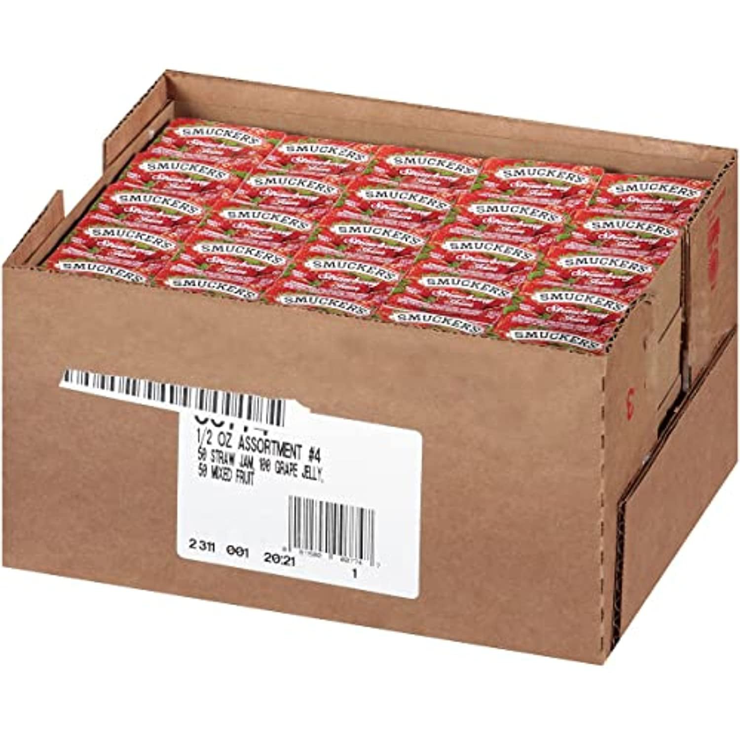 Smuckers Strawberry Jam, Mixed Fruit And Concord Grape Jelly Assortment