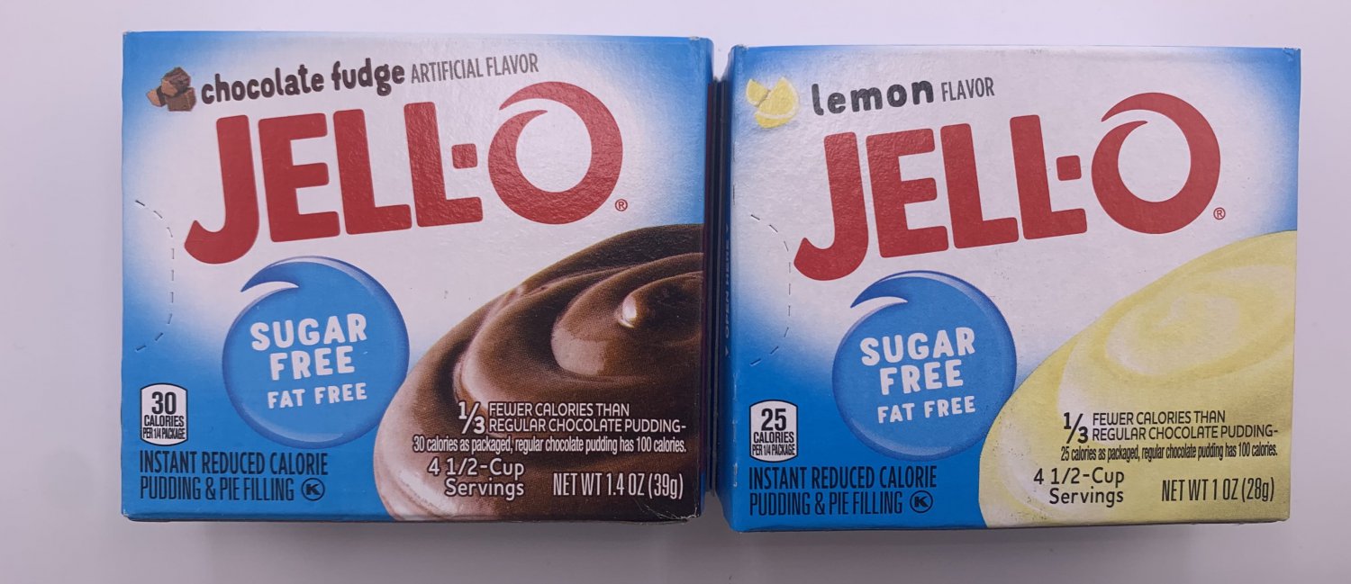Jello Sugar Free Pudding Mix Variety Pack, Includes 8 Flavors of Instant Pudding by Snackivore