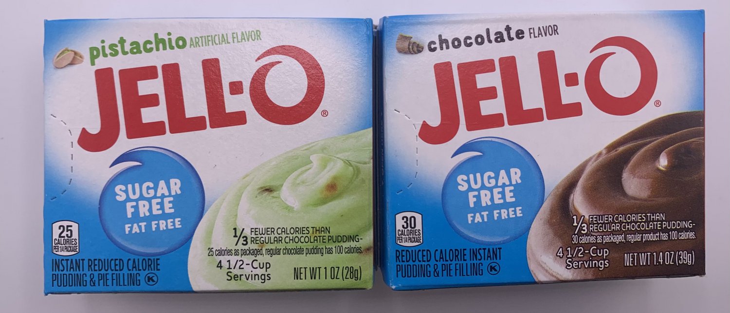Jello Sugar Free Pudding Mix Variety Pack, Includes 8 Flavors of Instant Pudding by Snackivore