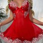 Love Letters Mesh Babydoll Set