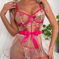 Embroidered Bloom Babydoll Set