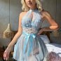 Embroidered Butterfly Mesh Babydoll