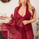 Plus Size Dangerous Flirt Babydoll Set